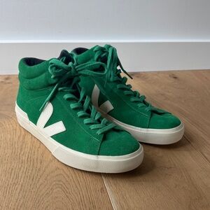 Veja Green High-Top Sneakers